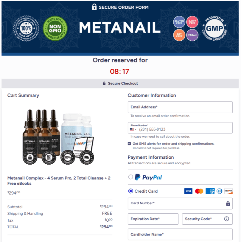 Metanail Serum Pro (Complex) Checkout